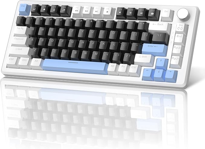 MageGee 75% Mechanical Gaming Keyboard, Compact Blue Backlit Wired Gaming - Image 9
