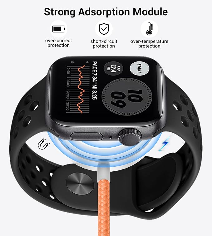 Temdan for Travel Vacation Essentials, 3 in 2 USB C Cable for Apple Watch - Image 6