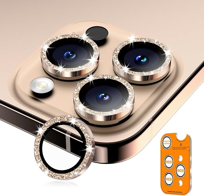 Camera Lens Protector for iPhone 16 Pro Max/16 Pro/15 Pro Max/15 Pro/14 Pro by WumigooProducts
