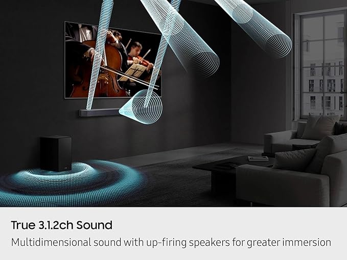 Samsung HW-Q600F Q-Series 3.1.2ch Soundbar w/Wireless Subwoofer, Dolby Atmos - Image 3