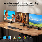 KVM Switch 3 Monitors 3 Computers 8K@60Hz/4K@120Hz, HDMI DP KVM Switches - Image 6