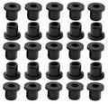 25 pcs 3/8" Drill Hole，3/16" ID Black Silicone Top hat Rubber Grommets by Unknown