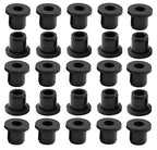 25 pcs 3/8" Drill Hole，3/16" ID Black Silicone Top hat Rubber Grommets by Unknown