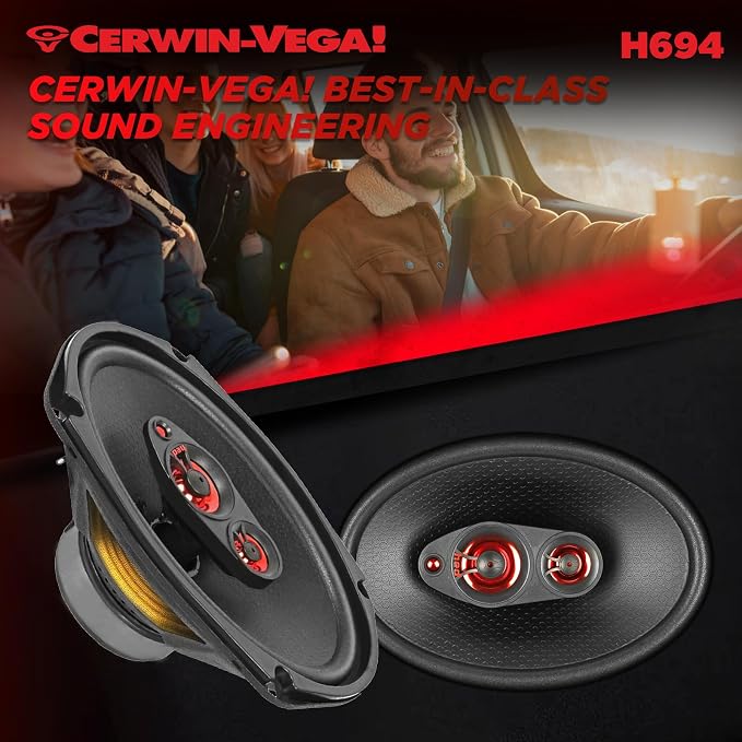 CERWIN-VEGA! HED 2025 Edition – 6.94” 2-Way Coaxial Full Range Speaker System - Image 7