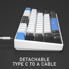 60% Mechanical Gaming Keyboard, Mixed Color Keycaps Gaming Keyboard - Image 5