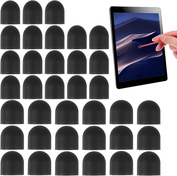 36Pcs Rubber Tips for Stylus Pens, 0.2'' & 0.28'' Universal Stylus Tips by Unknown
