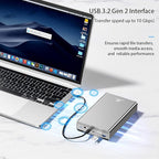 GX100 22TB USB 3.2 Gen 2 USB-C External Hard Drive - Image 4