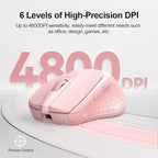 TECKNET Wireless Mouse Rechargeable 4800 DPI Silent USB A & Bluetooth Mouse 6 - Image 5