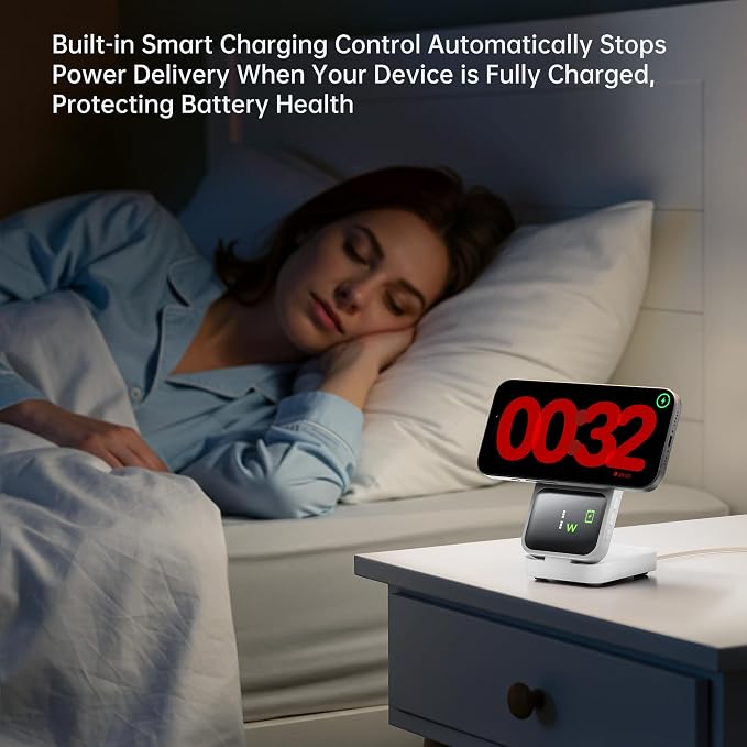 GUSGU MagTime 3 in 1 Wireless Charging Station - Image 5