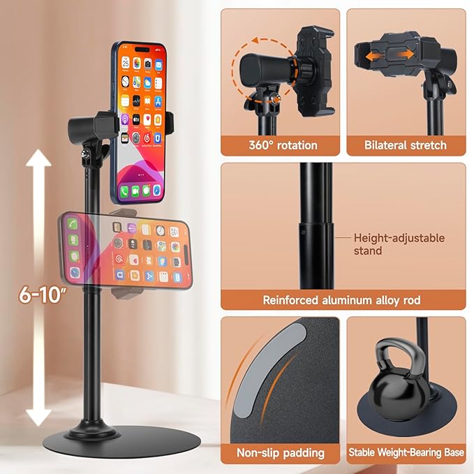 Adjustable Phone Stand for Desk - Image 4