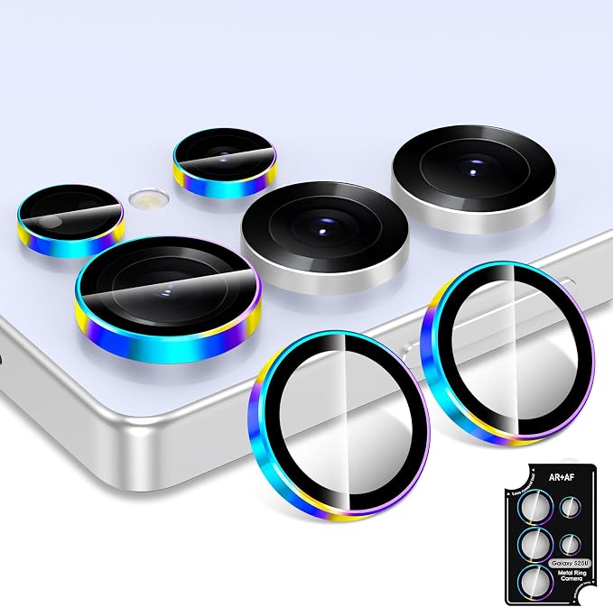 for Samsung Galaxy S25 Ultra Camera Lens Protector, Individual Metal Ring - Image 2