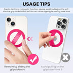 Magnetic Silicone Ring Grip Phone Holder, Loop Grip Phone Holder, Magnetic - Image 6