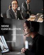 Wireless Headset with Mic for Work, Advanced Noise Reduction Microphone - Image 6