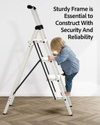 Taranta 4 Step Ladder, Lightweight Aluminum Step Stool - Image 7