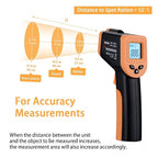 Infrared Thermometer Gun for Cooking, OnniOne Laser Thermometer Gun for - Image 8