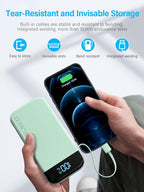 Portable Charger 32000mAh, 22.5W QC 3.0 PD 20W Smart LED Display Fast Charging - Image 2