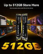 KOOTION 512GB PCIe 3.0 M.2 Internal Solid State Drive PCle 3.0x4 SSD NVMe M.2 - Image 3