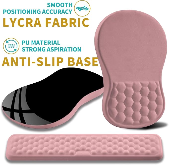 Hokafenle 2 in 1 Ergonomic Mouse Pad Wrist Support & Wrist Rest - Image 6