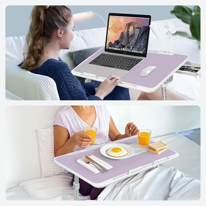 Laptop Lap Desk Include Cooling Fan, Adjustable Lap Desk - Image 6