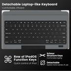 Nillkin Keyboard Case for iPad Air 13-inch, iPad Pro 12.9-inch Rugged Case - Image 3
