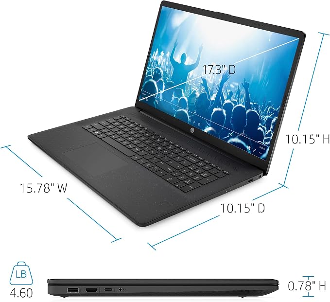 HP 17.3" Business Laptop Computer, 32GB RAM 1.2TB Storage, 10-Core Intel Core i5 - Image 8