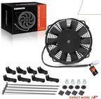 A-Premium 7.5'' 7.5 inch Slim Fan Pull Universal Electric Radiator Cooling Fan - Image 9