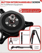 IFOOTAGE Seastar Q1S, Quick Release Plate, Upgrade Camera Quick Connect Tripod - Image 4