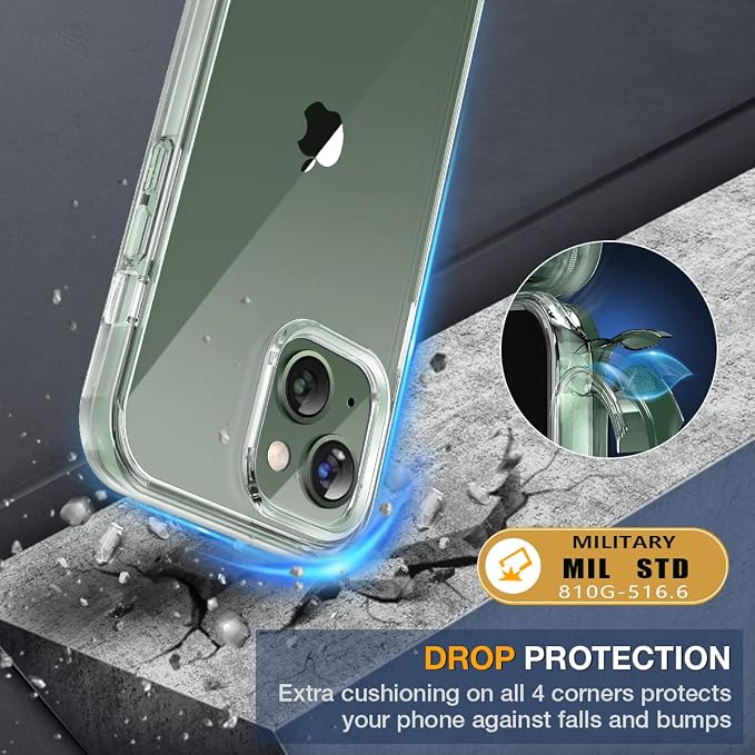 Miracase Compatible with iPhone 13 case 6.1 inch, 2023 Upgrade Full-Body Glass - Image 5