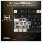 LTC Nimbleback NB1041 PRO Wireless Mechanical Keyboard w/Display Screen & Knob - Image 6