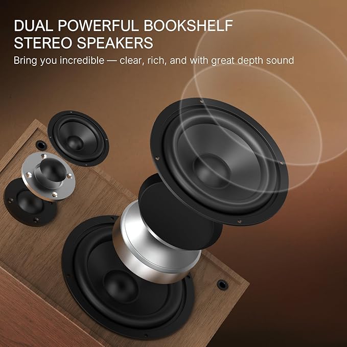 Wohome Vinyl Record Player - Image 3