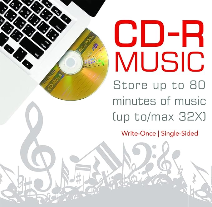 Maxell CD-R Music Spindle, Audio only, Blank Media - Image 3