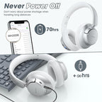 BERIBES Upgraded Hybrid Active Noise Cancelling Wireless Headphones - Image 6