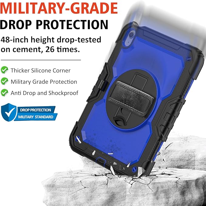 Ambison Case for iPad A16 11th/10th Generation 11"/10.9'' 2025/2022, Heavy Duty - Image 4