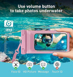 Waterproof Phone Pouch, with Inside Card Bag, Large Waterproof Case - Image 4