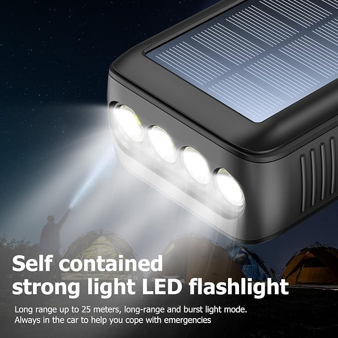 Solar Charger Power Bank 63200mAh, Portable Charger - Image 6
