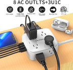 20 Ft Surge Protector Power Strip - Image 2