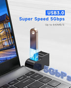 FORIDA 3 Ports USB Adapter, USB Hub - Image 3