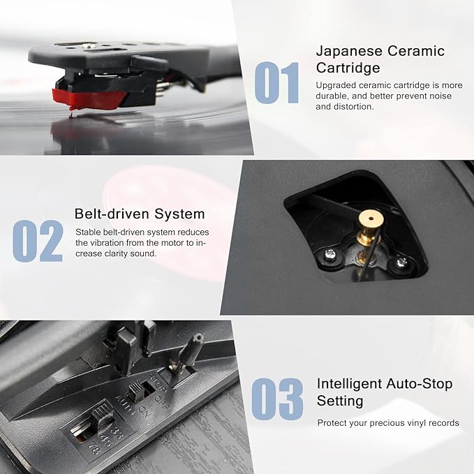 Record Player Vinyl Turntables - Image 6