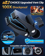 YRU Car Phone Holder Mount, Dashboard Cell Phone Holder - Image 5