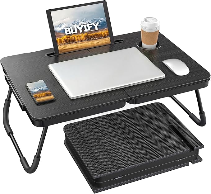 BUYIFY Foldable Laptop Bed Desk by BUYIFY