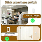 NineLeaf Remote Control Outlet, Wireless Remote Control Outlet Plug, 500ft Long - Image 2