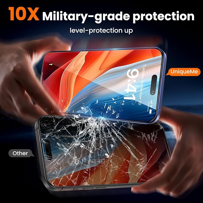 UniqueMe for iPhone 16 Plus Screen Protector - Image 3