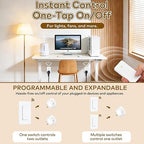NineLeaf Remote Control Outlet Plug Kit, 5 Plug-in Light Switches - Image 4