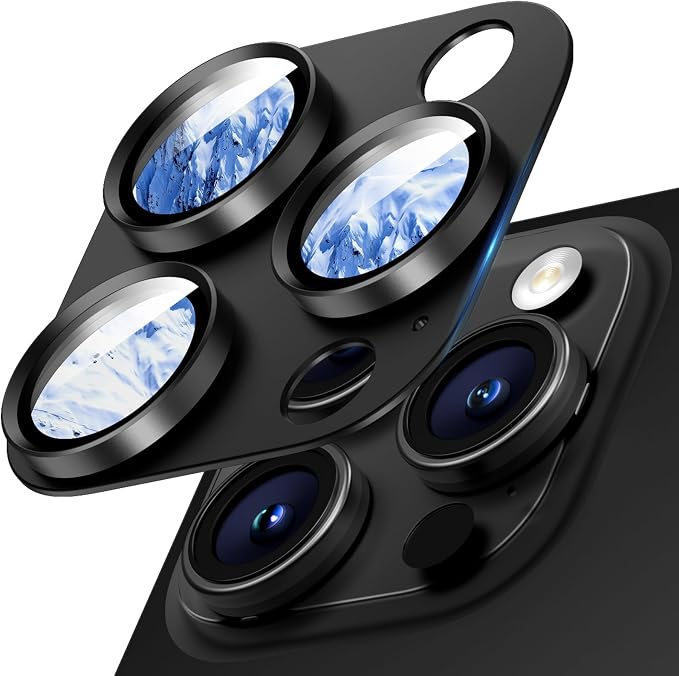 Camera Lens Protector for iPhone 16 Pro Max/16 Pro/iPhone 15 Pro Max/15 by WumigooProducts