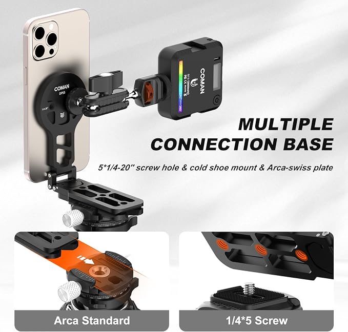COMAN DP55 Magnetic Phone Tripod - Image 3