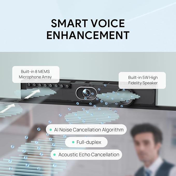 Yealink UVC40 E2 USB Conference Room Camera System 4K Video Conference Camera - Image 4