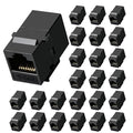 Cat6 RJ45 Keystone Coupler 25-Pack, Ethernet Coupler Female to Female, Ethernet by Unknown