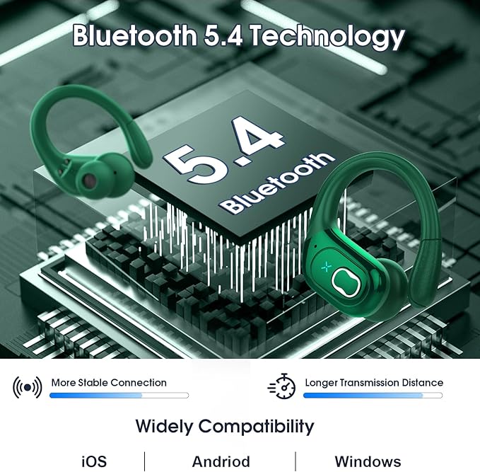 Wireless Earbuds 75hrs Bluetooth 5.4 Headphone Sport, 2026 Bluetooth Earbuds - Image 4
