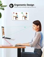 RIWUCT Foldable Aluminum Alloy Laptop Stand - Image 2