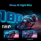 KTC 27 inch WQHD 180Hz 1ms Curved Gaming Monitor 1440P 144Hz Monitor 132% sRGB - Image 2
